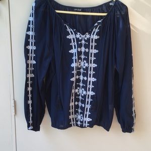 Lucky Brand Boho gypsy blouse